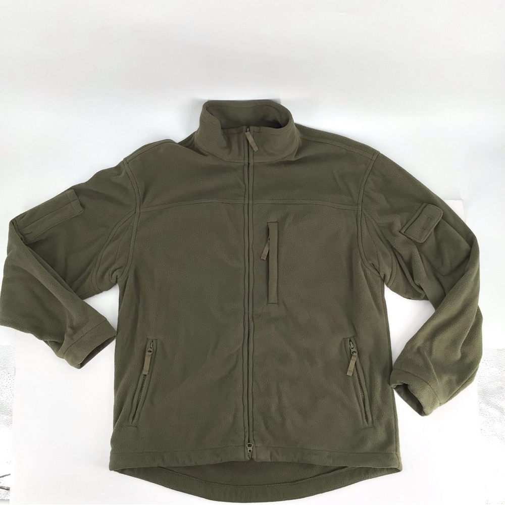 Duluth Trading Company Men's Green Fleece Jacket Full Zip Jacket Size Medium